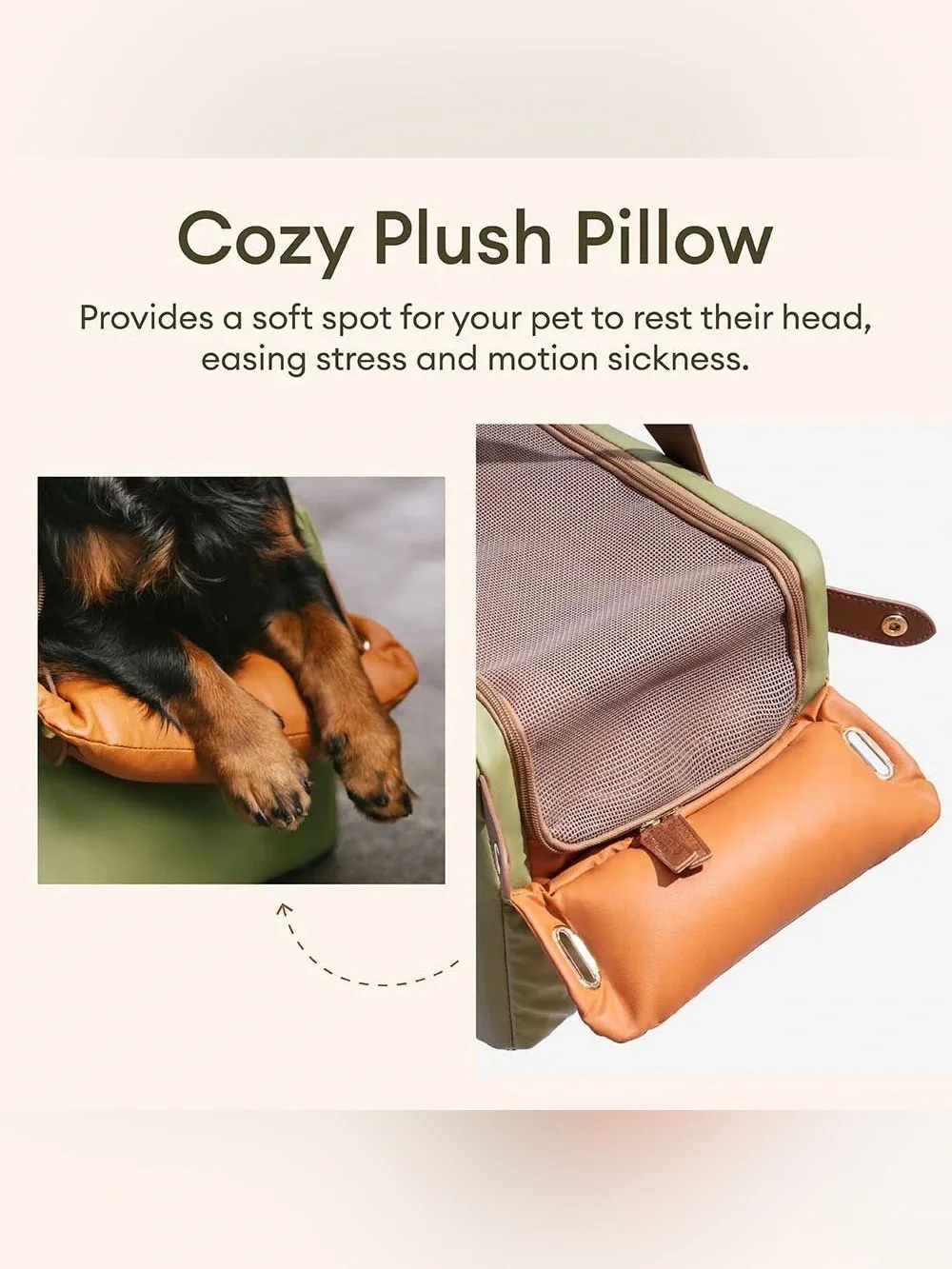Luxury Pet Carrier and Seat - Green by Funny Fuzzy